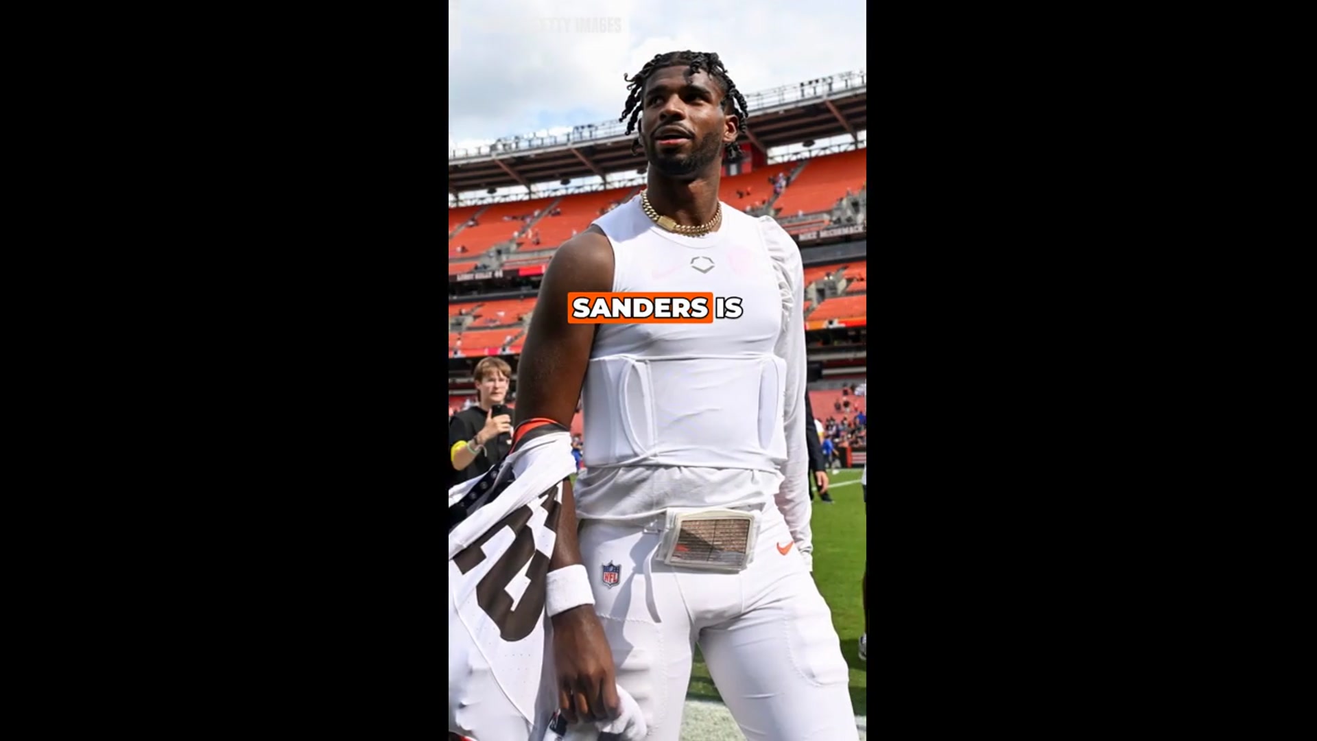 'Video thumbnail for Ex-NFL LB Predicts Shedeur Sanders Will Start Soon'