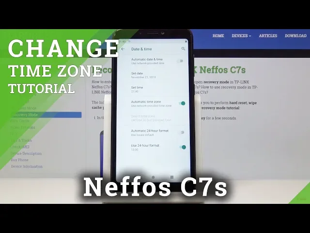 Video thumbnail for How to Set up Date & Time in TP-LINK Neffos C7s
