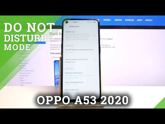 Video thumbnail for How to Activate Do Not Disturb Mode in OPPO A53 2020 – Silent Preferences
