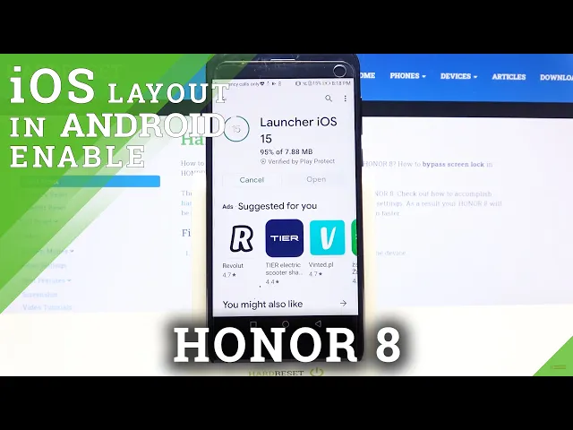 Video thumbnail for How to Download iOS Launcher on HONOR 8 – Apply iOS launcher