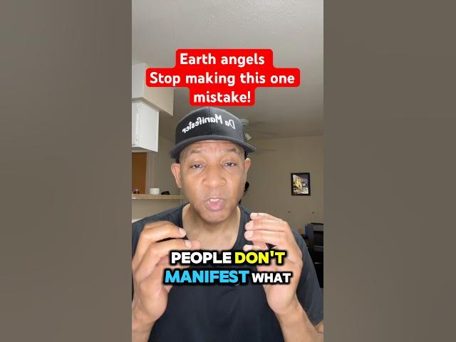 Video thumbnail for Earth angels stop making this one mistake when manifesting! #manifestation #shorts #angel