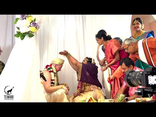Video thumbnail for BEAUTIFUL SOUTH INDIAN CEREMONY AT SHIVA VISHNU TEMPLE OF SOUTH FLORIDA . Fusion Weddings