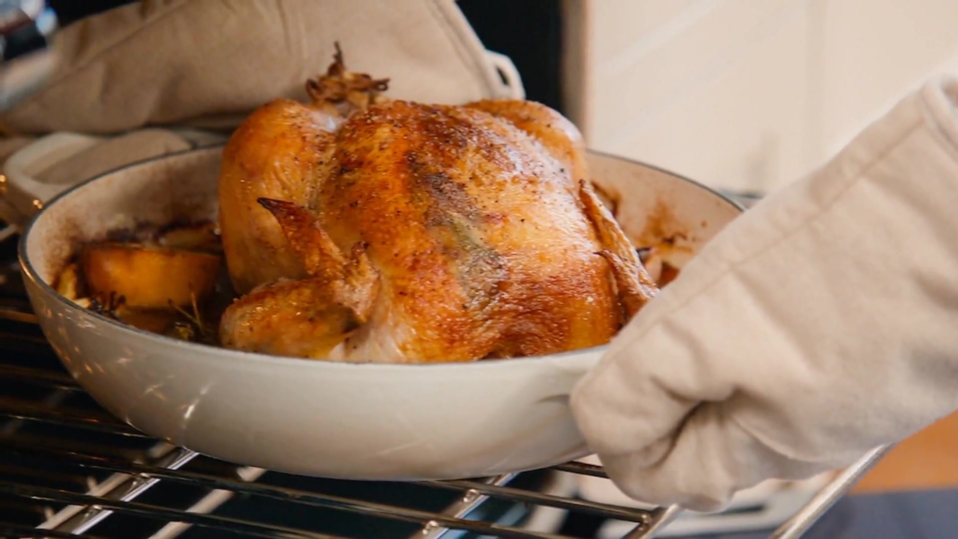 Video thumbnail for Meghan Markle’s Roast Chicken Recipe from With Love, Meghan