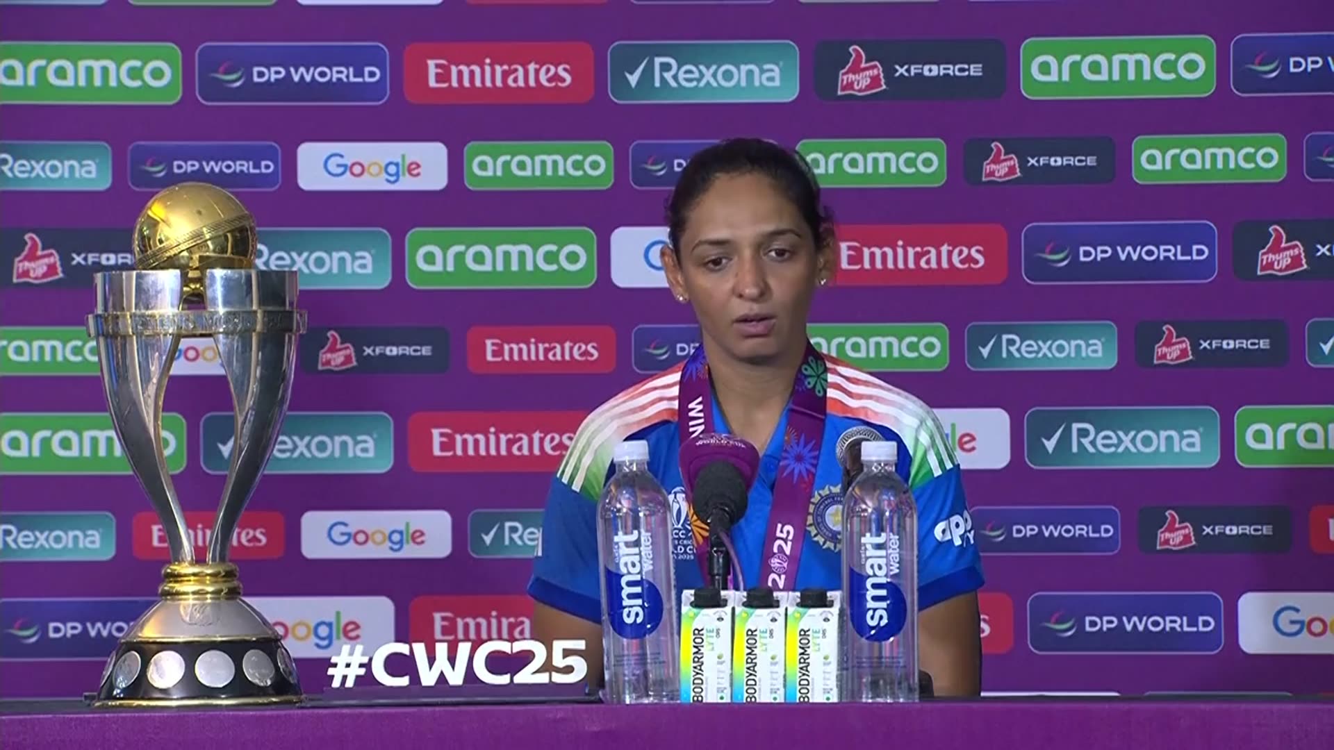 'Video thumbnail for Relief for Kaur after India win ICC World Cup final'