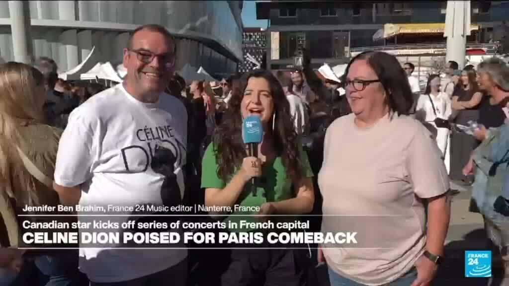 Video thumbnail for 'The excitement is just too much!': Céline Dion poised for emotional comeback in Paris