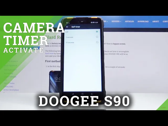 Video thumbnail for How to Use Camera Timer on Doogee S90 –  Enable Countdown