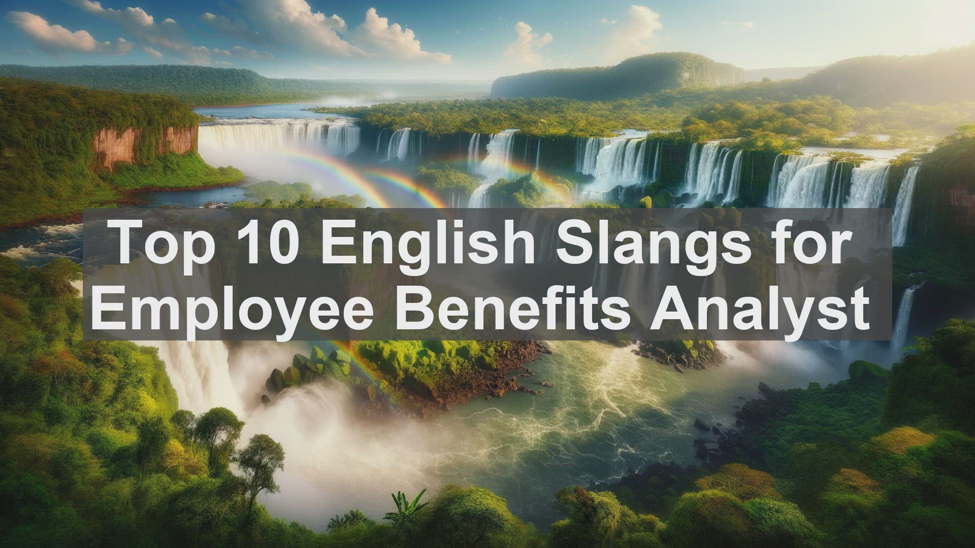 'Video thumbnail for Top 10 English Slangs for Employee Benefits Analyst'