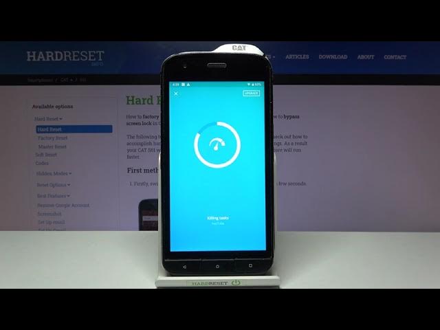 Video thumbnail for How to Speed Up CAT S61 – Optimize System