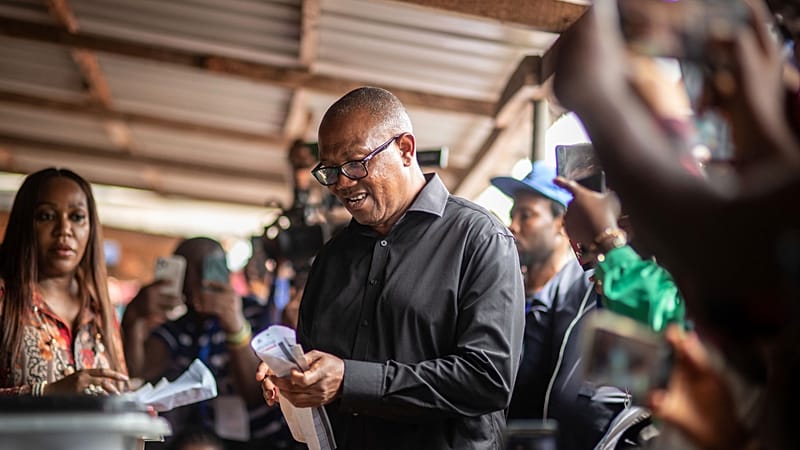Video thumbnail for Nigeria's NDC party names Peter Obi as 2027 presidential candidate