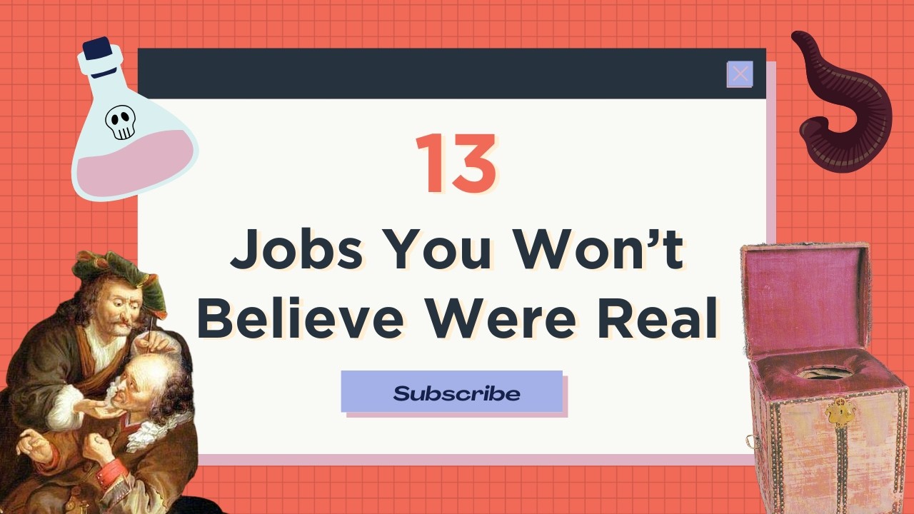 Video thumbnail for 13 Jobs You Won't Believe Were Real | Mental Floss