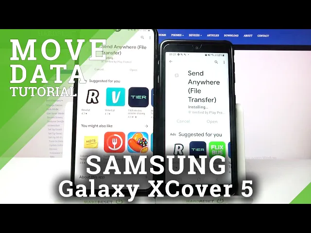 Video thumbnail for How to Move Data from SAMSUNG Phone to SAMSUNG Galaxy Xcover 5 - Send Files Wirelessly