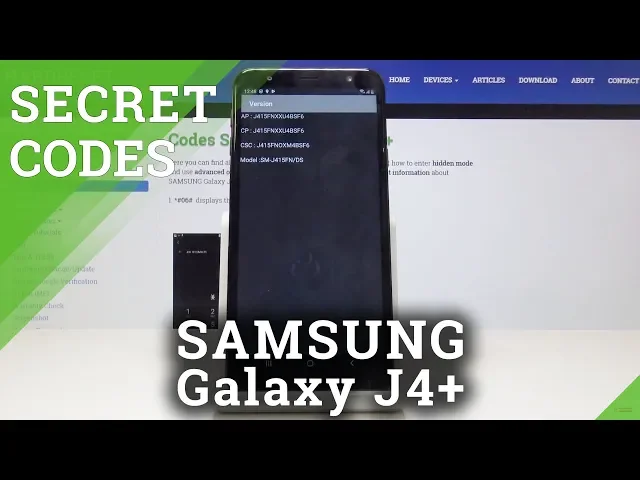 Video thumbnail for Secret Codes SAMSUNG Galaxy J4+ - Hidden Menu / Super Features