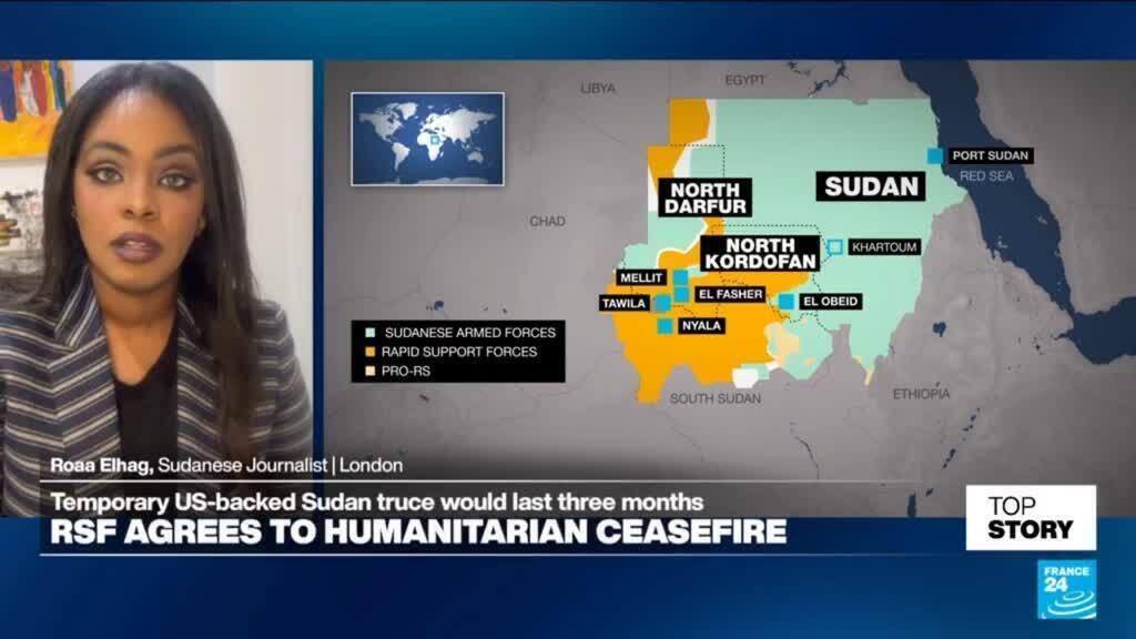 Video thumbnail for Sudan ceasefire: Political solution without accountability 'will be unstable' and doomed to fail