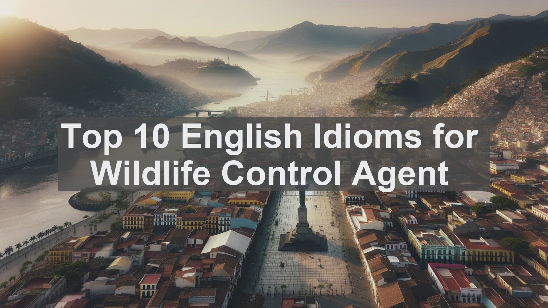'Video thumbnail for Top 10 English Idioms for Wildlife Control Agent'