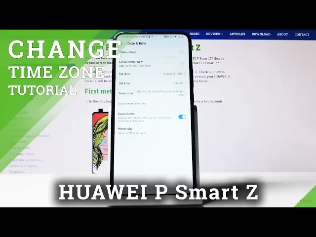 Video thumbnail for How to Set Up Date and Time in HUAWEI P Smart Z – Time-Zone Settings