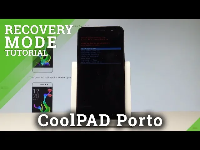 Video thumbnail for How to Boot Recovery Mode in CoolPAD Porto - Android System Recovery |HardReset.Info
