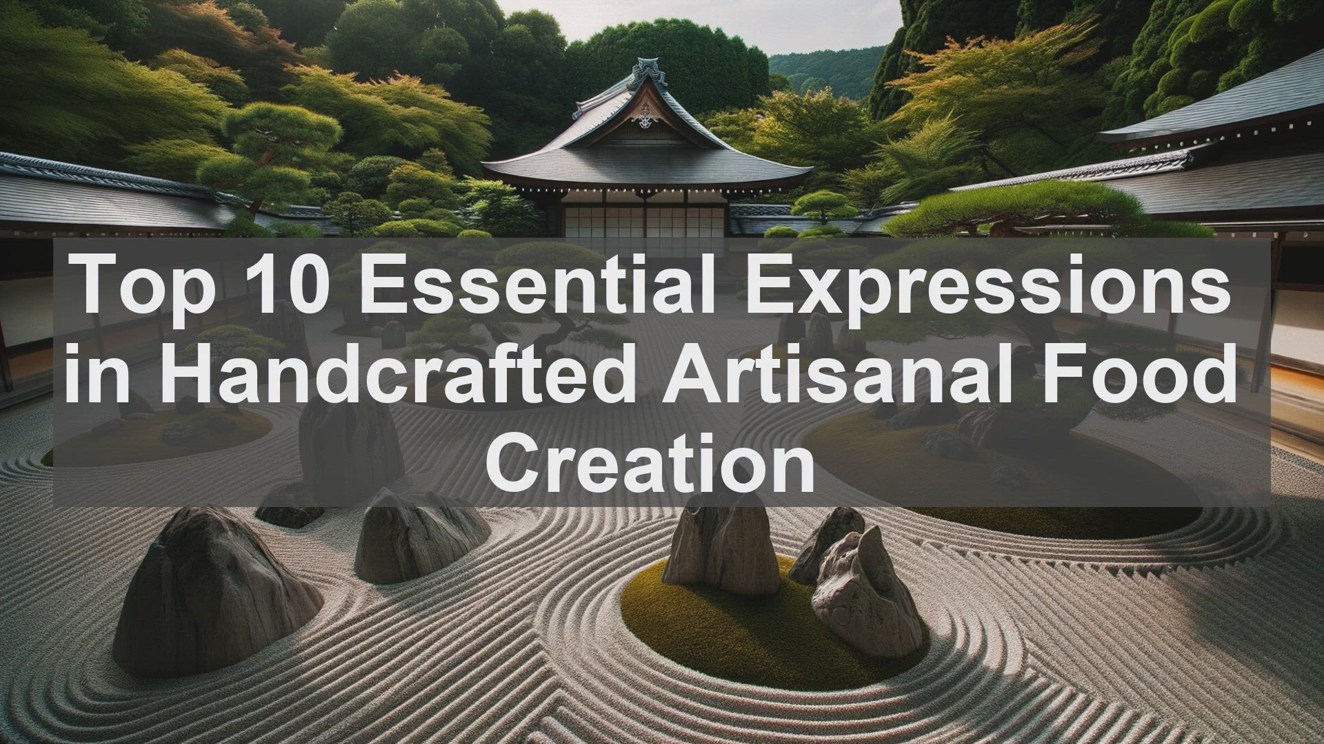 'Video thumbnail for Top 10 Essential Expressions in Handcrafted Artisanal Food Creation'