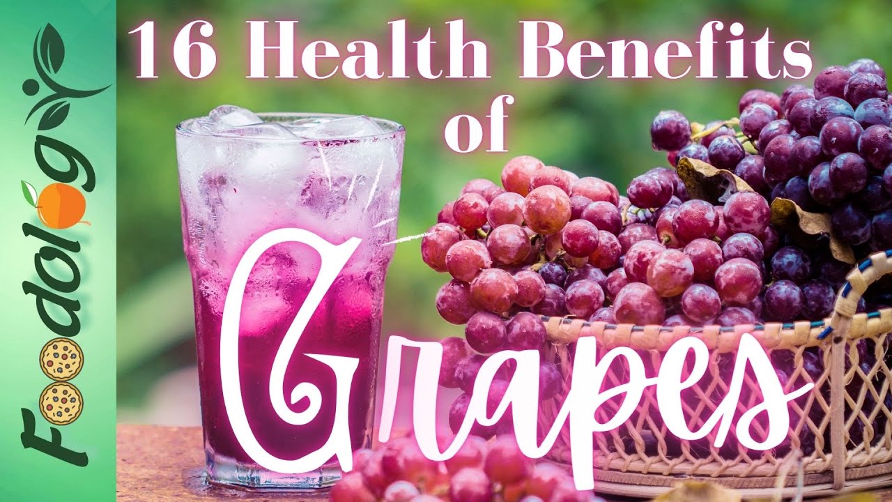 Video thumbnail for 16 Health Benefits of Grapes | Foodology by Dr. |