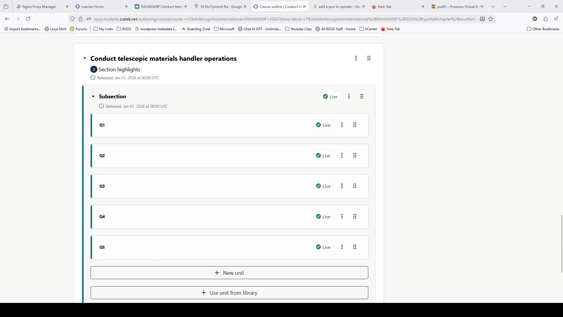 Video thumbnail for openEDX create new unit