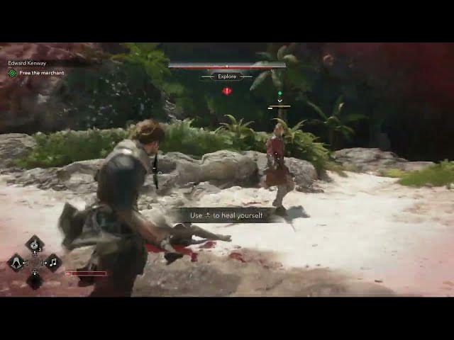 Video thumbnail for Assassin's Creed Black Flag Resynched - Edward Kenway: Free The Merchant: Defeat The Soldiers