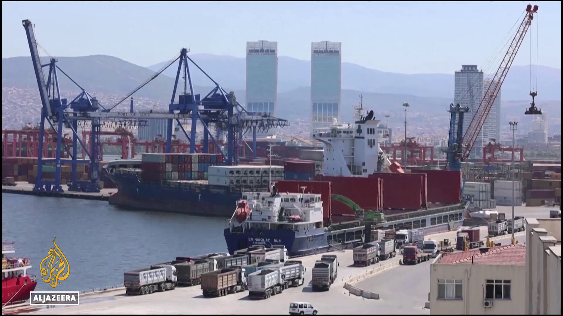 Video thumbnail for Black Sea strikes: Turkiye warns about escalations in shipping routes
