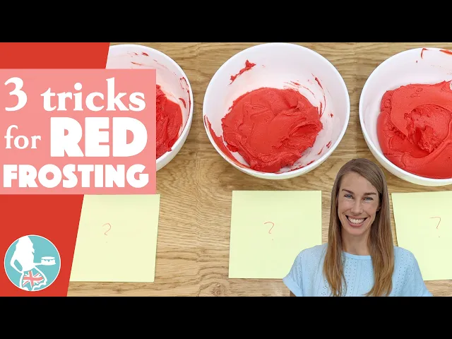 Video thumbnail for How to Make RED FROSTING