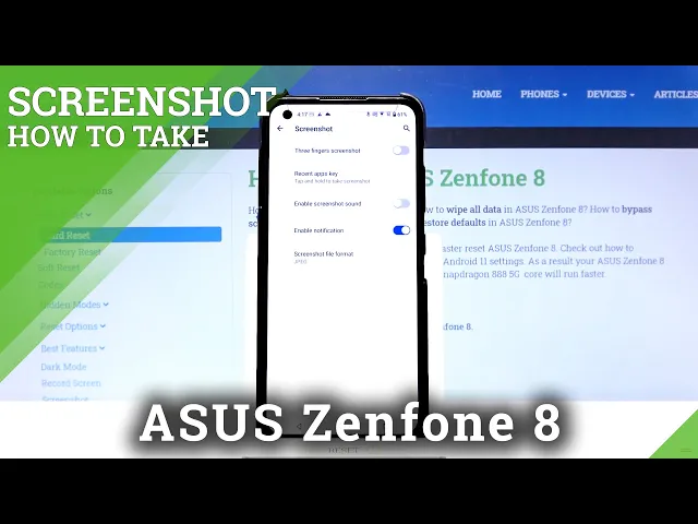 Video thumbnail for How to Take Screenshots without Buttons in ASUS Zenfone 8 - Gestures Screenshot Method