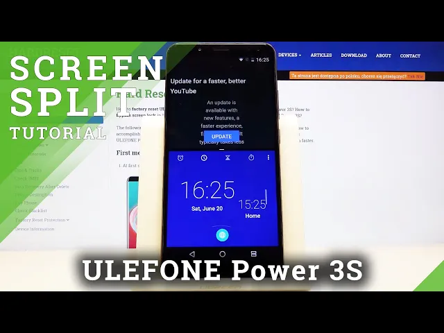Video thumbnail for How to Enter Split Screen in Ulefone Power 3S – Create Double Screen