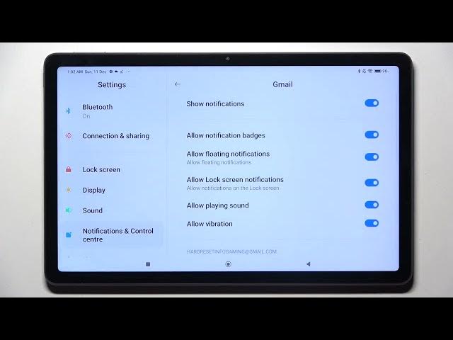 Video thumbnail for How to Turn On / Turn Off the App Notifications on the XIAOMI Redmi Pad