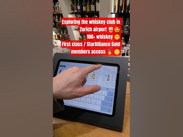Video thumbnail for 🥃 First Class Whiskey Heaven at Zurich Airport! ✈️