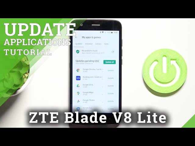 Video thumbnail for How to Update Apps in ZTE Blade V8 Lite – Download Newest Apps Versions