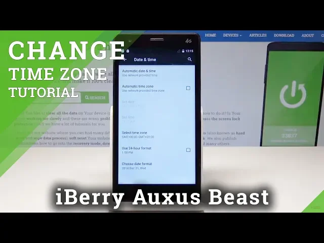Video thumbnail for How to Change Date & Time in IBERRY Auxus Beast - Time Settings