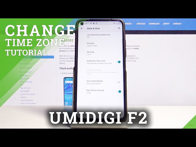 Video thumbnail for How to Change Date in UMIDIGI F2 – Set Up Time Zone