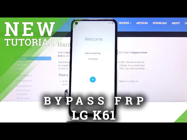 Video thumbnail for How to Bypass Google Verification in LG K61 – Unlock FRP Method / June Security Patch