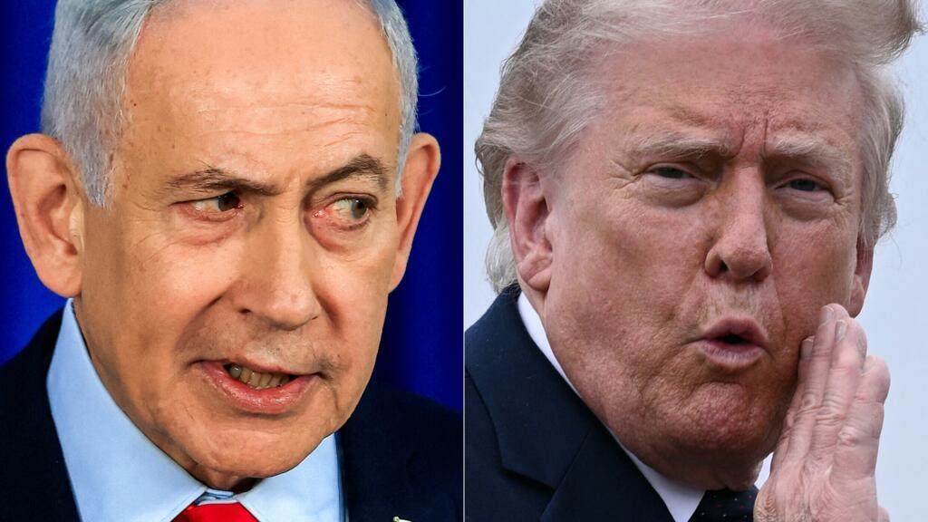 Video thumbnail for For the first time since Iran war, Trump and Netanyahu meet amid fraying ties