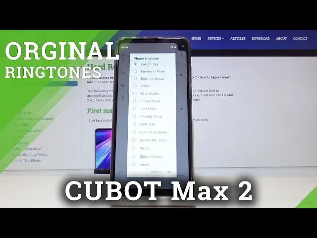 Video thumbnail for How to Change Ringtone in CUBOT Max 2 - Ringtones List