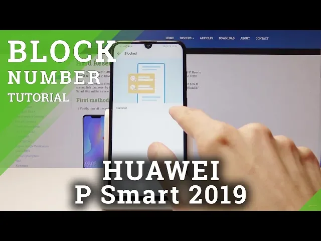 Video thumbnail for How to Block Number in HUAWEI P Smart 2019 - Create Blacklist