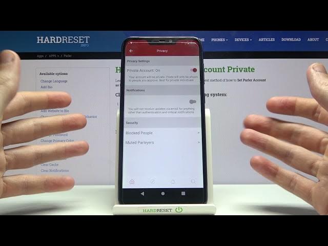 Video thumbnail for How to Set Parler Account As Private