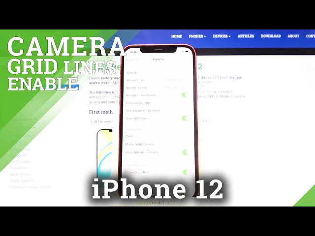 Video thumbnail for How to Allow Camera Gridlines on iPhone 12 – Camera Feature