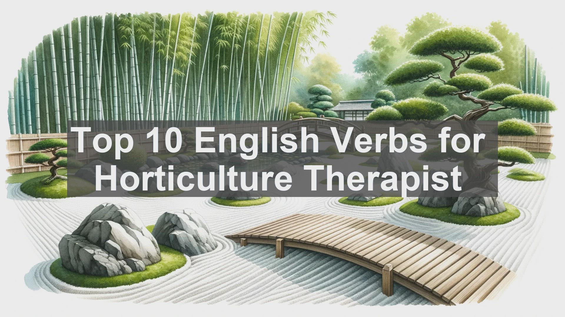 'Video thumbnail for Top 10 English Verbs for Horticulture Therapist'