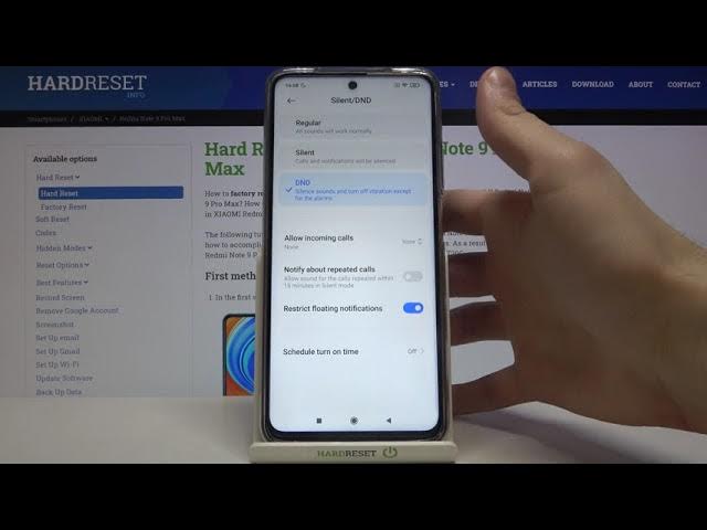 Video thumbnail for How to Allow Do Not Disturb Mode in XIAOMI Redmi Note 9 Pro Max – Change Audio Profile