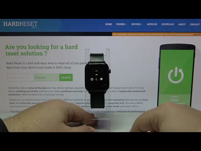 Video thumbnail for Hard Reset KINGWEAR KW37 Pro – Wipe Data / Restore Defaults