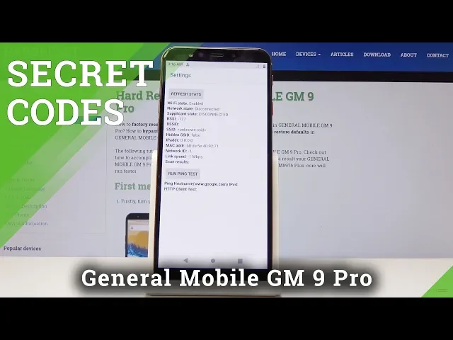Video thumbnail for Secret Codes GENERAL MOBILE GM 9 Pro - Hidden Modes in Android
