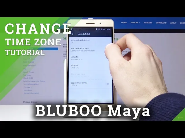 Video thumbnail for How to Set Up Time in BLUBOO Maya – Date & Time Settings