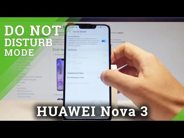 Video thumbnail for How to Enable Do Not Disturb on HUAWEI Nova 3 - Mute Settings / Set Up DND