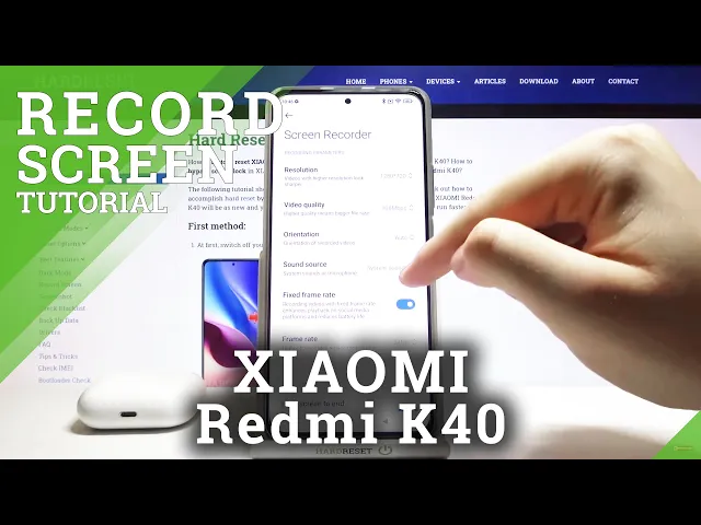 Video thumbnail for How to Change Video Quality in Screen Recorder in XIAOMI Redmi K40 – Set Up Screen Recorder