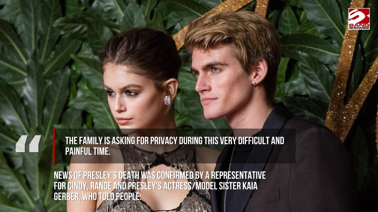 Video thumbnail for Presley Gerber death 'investigated as suspected overdose'.