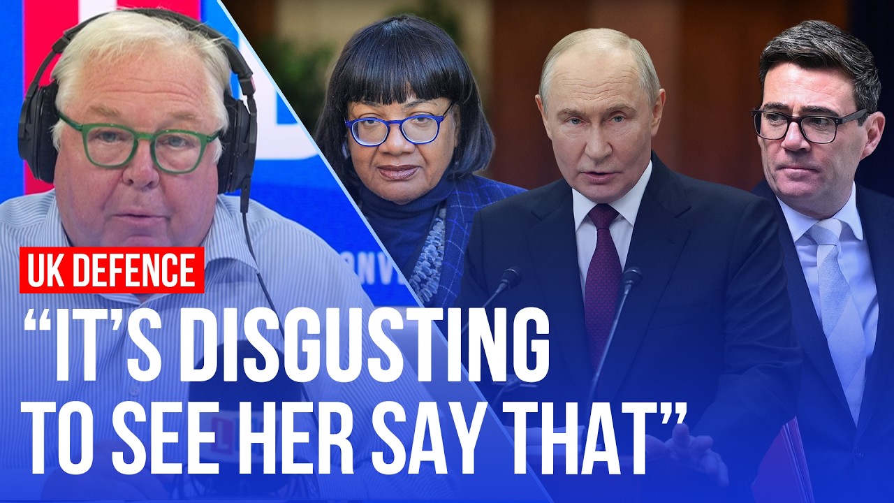 Video thumbnail for Diane Abbott claims Russia threat is 'NATO fiction' | LBC reaction