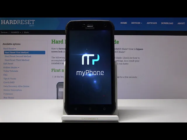 Video thumbnail for How to Factory Reset HAMMER Blade - Wipe All Data