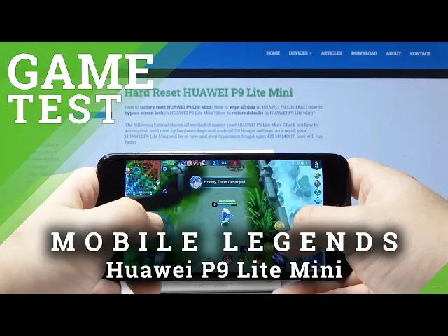 Video thumbnail for How Mobile Legends works on Huawei P9 Lite Mini - Game Test / All Settings